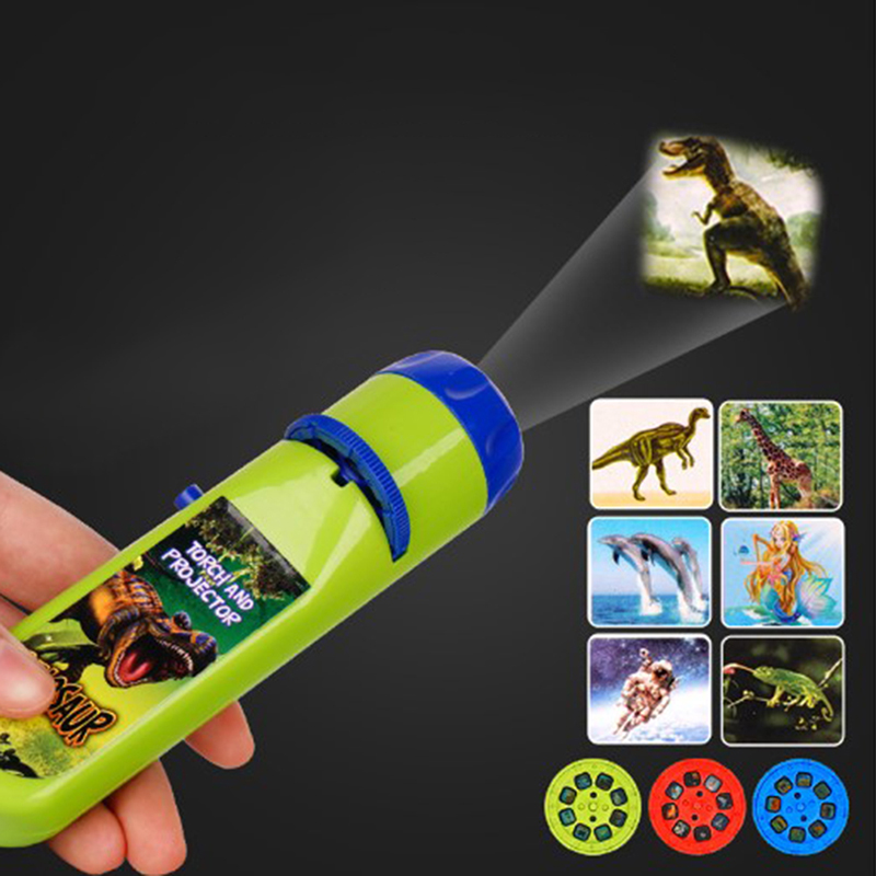 Drawing Projector Kids - Projection Flashlight Children Projector Light Cute