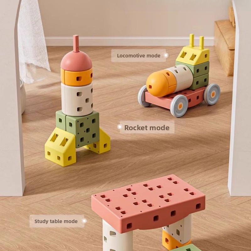 Kids Education Material - Large Building Block Car for Kids,Educational