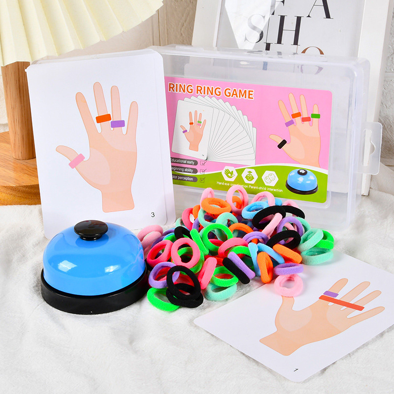 Kids Education Material - Kids Finger Ring Board Game Color