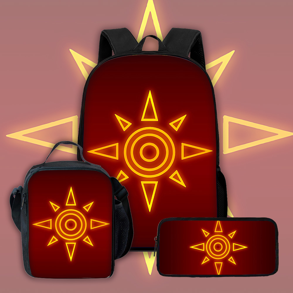 Kids Education School - Cartoon Digimon Child School Backpack with