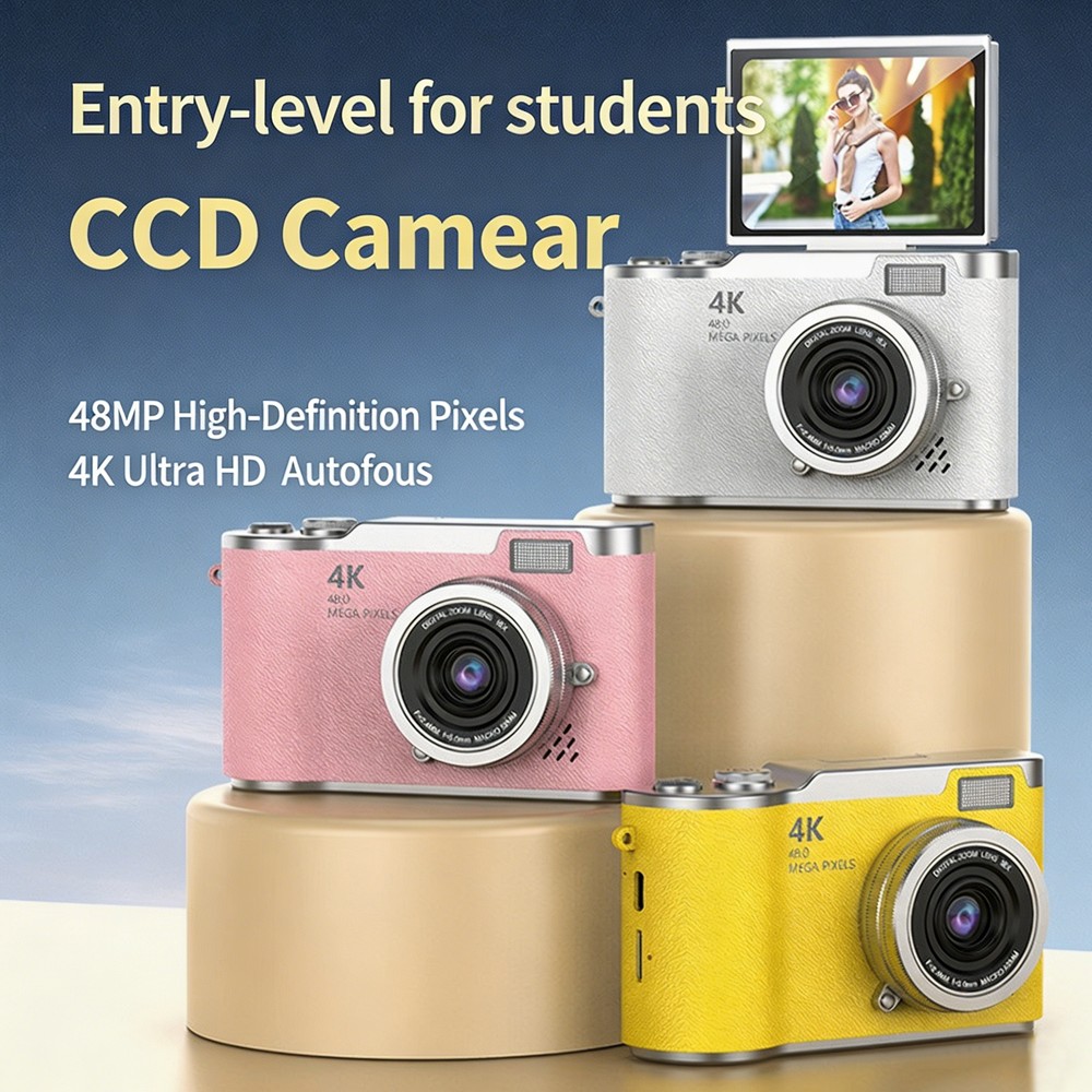 Portable 4K CCD Digital Camera - Kids Education News review and price