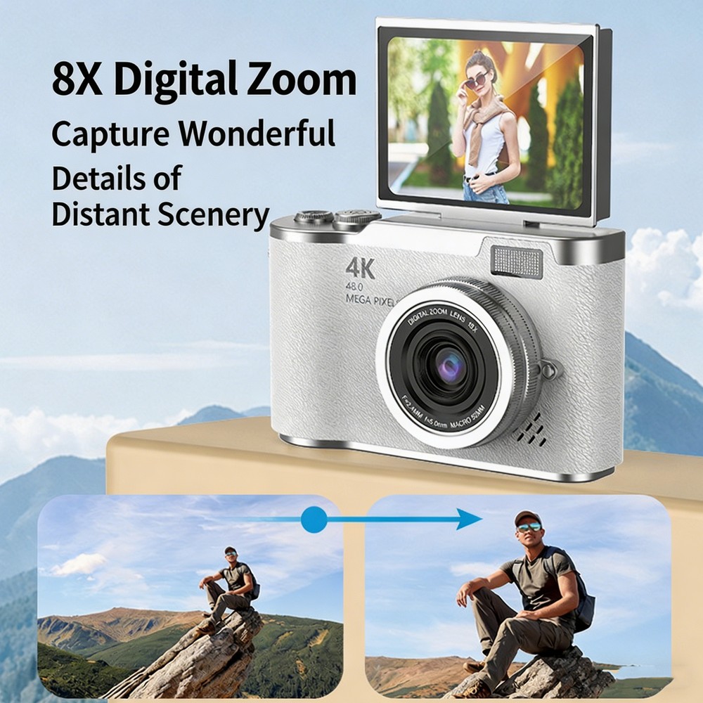 Portable 4K CCD Digital Camera - Kids Education News review and price