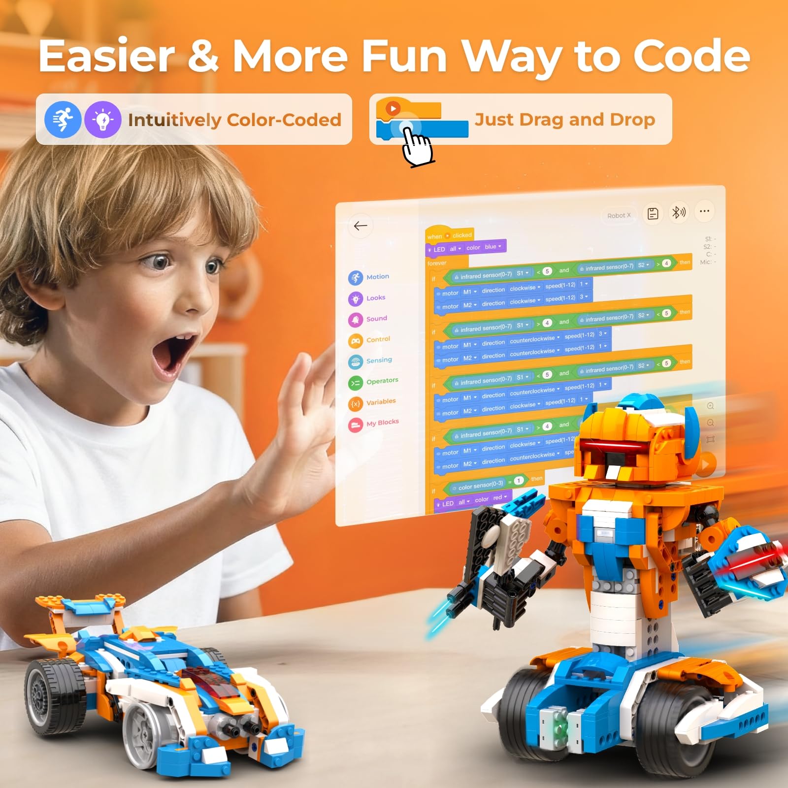 Apitor Robot X Building Kit 12 - Kids Education App Free review and price