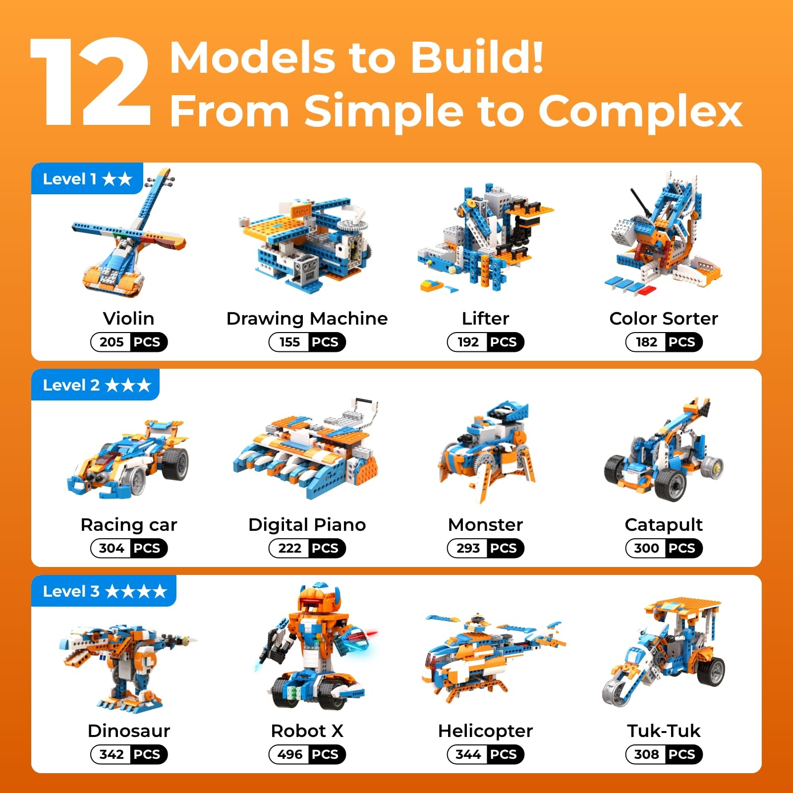 Apitor Robot X Building Kit 12 - Kids Education App Free review and price