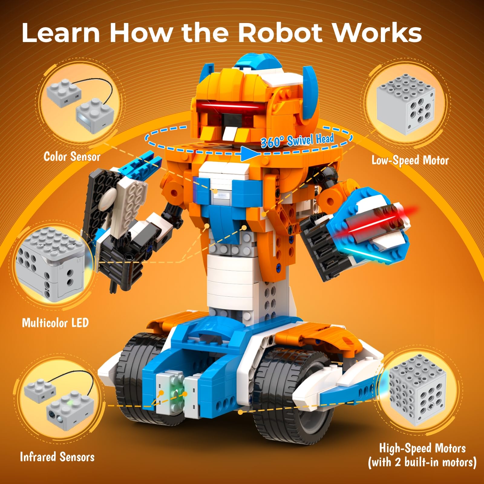 Apitor Robot X Building Kit 12 - Kids Education App Free review and price