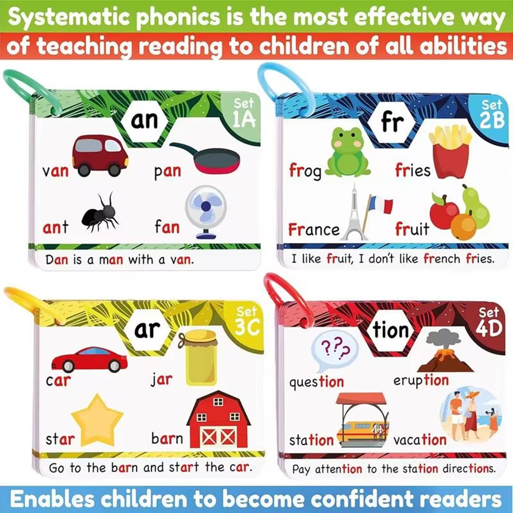 ROSQ Phonics Sight Words Flash - Phonics Card Game review and price