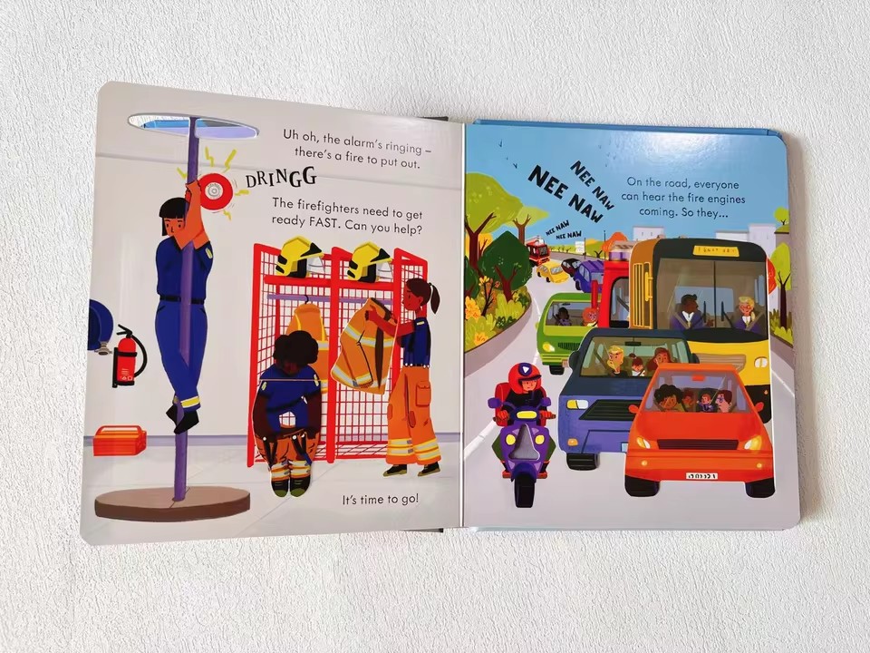 Usborne Peep Inside How A Fire - Kid Education review and price