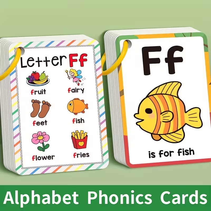 Alphabet Phonics Flash Cards f - Phonics Card Game review and price