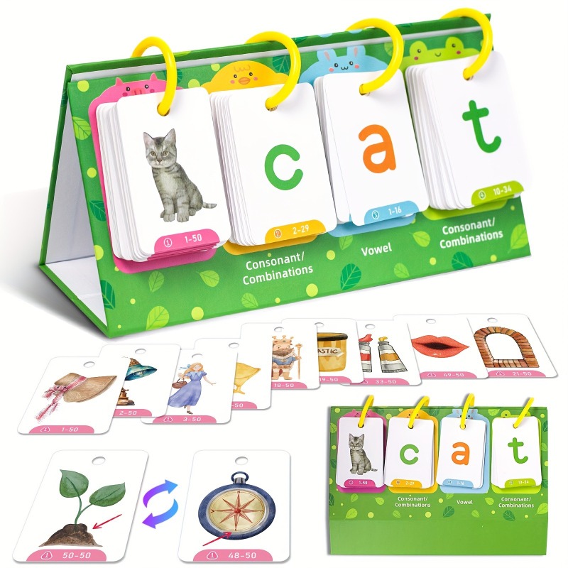 AotBlcer 129Pcs Word Builder G - Phonics Card Game review and price