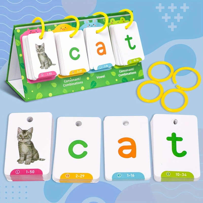 AotBlcer 129Pcs Word Builder G - Phonics Card Game review and price