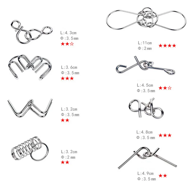 8PCS/Set Metal Montessori Wire - Kids Education Material review and price