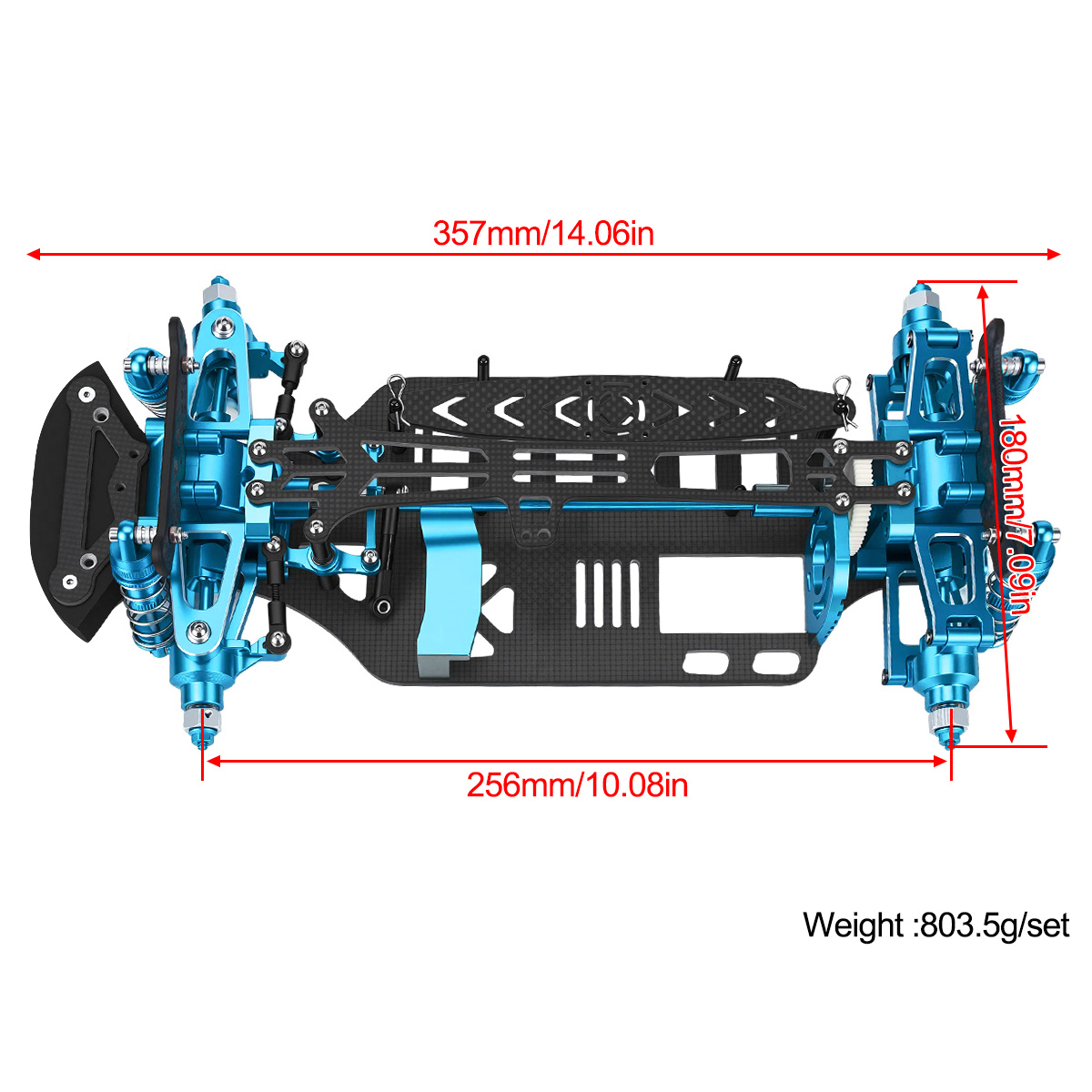 Aluminum & Carbon Fiber Frame  - Tamiya Model Rc Car review and price