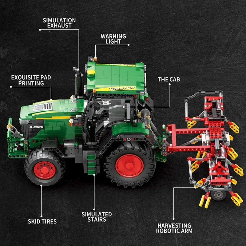 1664PCS Agricultural Tractor B - Kids Education App Free review and price