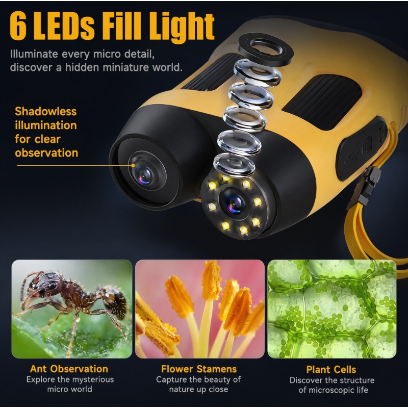 Microscope Camera 4K 1000X Dig - Kids Education News review and price
