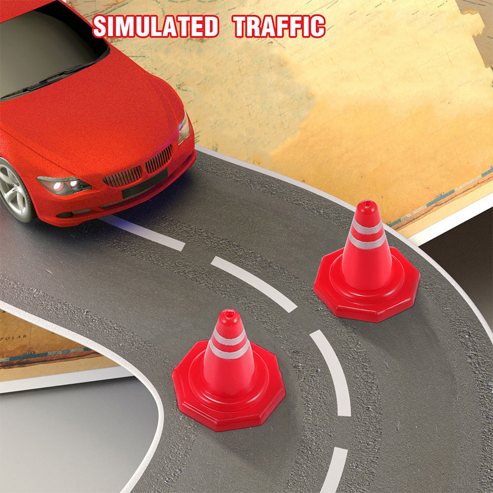 24Pcs Mini Traffic Cones Red P - Kid Education review and price