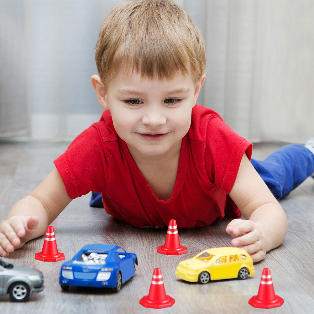 24Pcs Mini Traffic Cones Red P - Kid Education review and price