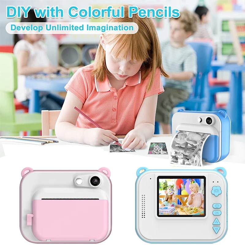 Children's Camera With Print K - Kids Education News review and price