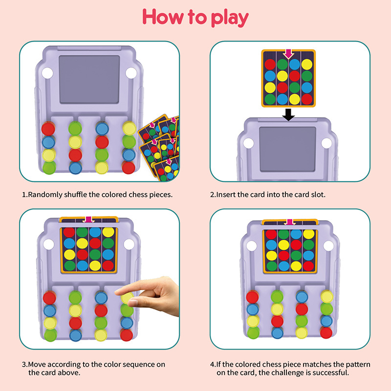 Four-Color Tic-Tac-Toe Logic T - Kids Education Material review and price